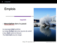 Imparfait grammaire française